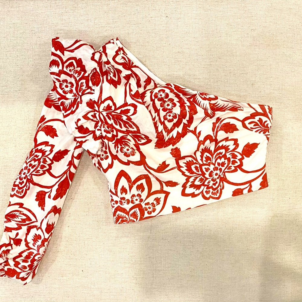 Zara printed crop top